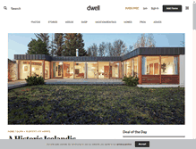 Tablet Screenshot of dwell.com